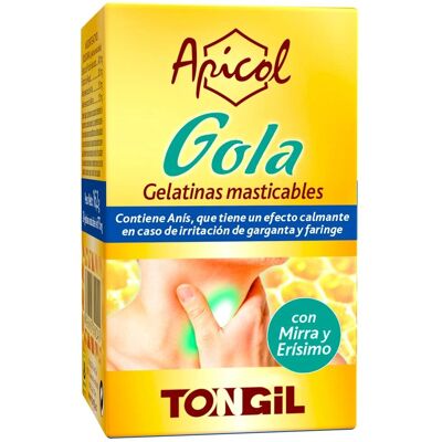Tongil Apicol Gola Comprimidos Mastigáveis - Alívio de Dor de Garganta Tongil Apicol Gola Comprimidos Mastigáveis - Alívio de Dor de Garganta