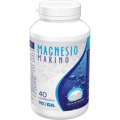 Magnésio Marinho Tongil 40 comprimidos - Suplemento Alimentar Magnésio Marinho Tongil 40 comprimidos - Suplemento Alimentar