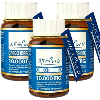 Estado Puro Cardo Mariano - Apoio ao Fígado - 720mg Cápsulas Estado Puro Cardo Mariano - Apoio ao Fígado - 720mg Cápsulas