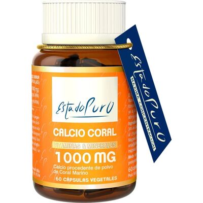 Estado Puro Cálcio de Coral 1000mg - Suplemento alimentar Estado Puro Cálcio de Coral 1000mg - Suplemento alimentar