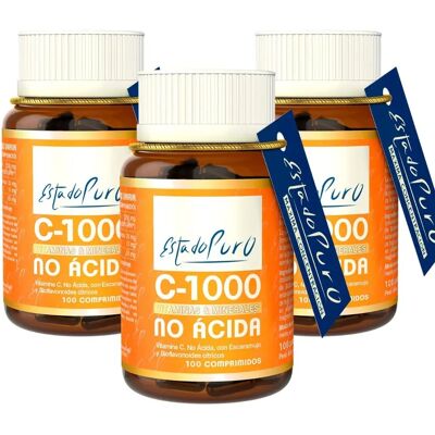 Estado Puro Vitamina C - 1000 - Suplemento No Ácido - 1400mg Estado Puro Vitamina C - 1000 - Suplemento No Ácido - 1400mg