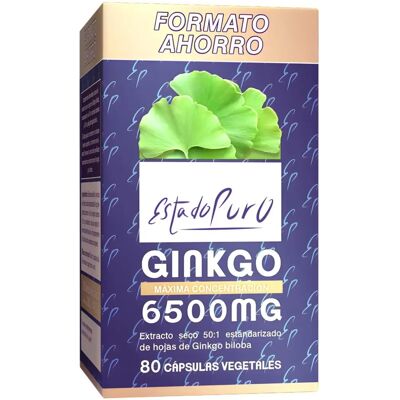 Estado Puro Ginkgo 6500mg - Apoio cognitivo Estado Puro Ginkgo 6500mg - Apoio cognitivo
