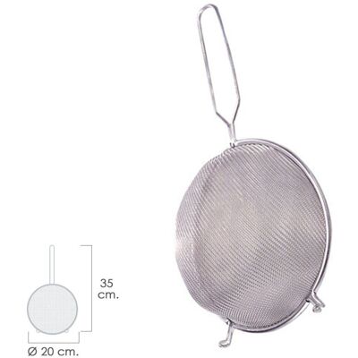 Colador Wurko - 20 cm - Malla de aluminio - Apto para lavavajillas - Colador Colador Wurko - 20 cm - Malla de aluminio - Apto para lavavajillas - Colador