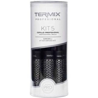 Kit de Pinceaux Professionnels Termix - 5 Brosses pour Tous Types de Cheveux Kit de Pinceaux Professionnels Termix - 5 Brosses pour Tous Types de Cheveux