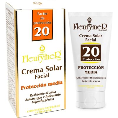 Fleurymer Gesichts Sonnencreme SPF 20 Tube 80 ml - Sonnencreme für das Gesicht Fleurymer Gesichts Sonnencreme SPF 20 Tube 80 ml - Sonnencreme für das Gesicht