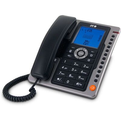 Téléphone fixe SPC 3604N noir bleu - Téléphone Téléphone fixe SPC 3604N noir bleu - Téléphone