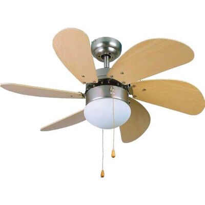 Orbegozo CP15075N - Nickel - Ventilateur de plafond avec lumière - Publicité Orbegozo CP15075N - Nickel - Ventilateur de plafond avec lumière - Publicité