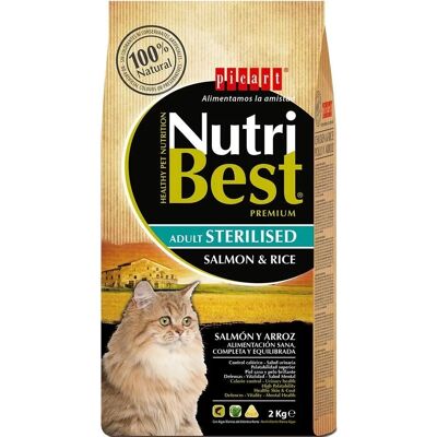 Picart Nutribest Kattenvoer Gevoelig Zalm Rijst - 2kg Picart Nutribest Kattenvoer Gevoelig Zalm Rijst - 2kg