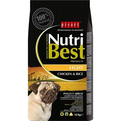 Picart Nutribest Light Kyckling och Ris - Hundmat Picart Nutribest Light Kyckling och Ris - Hundmat