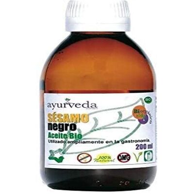 Aceite de Sésamo Negro Ayurveda - 500 ml - Aceite - Negro Aceite de Sésamo Negro Ayurveda - 500 ml - Aceite - Negro