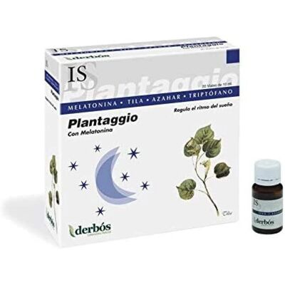Derbós Plantaggio IS 20 Vials - Schlafhilfe - Nahrungsergänzung Derbós Plantaggio IS 20 Vials - Schlafhilfe - Nahrungsergänzung