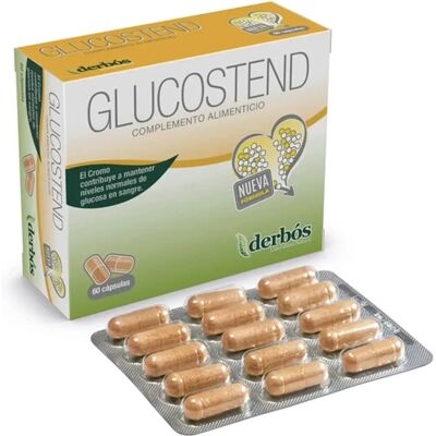 Derbós Glucostend 60 capsules - Blood Sugar Support Derbós Glucostend 60 capsules - Blood Sugar Support