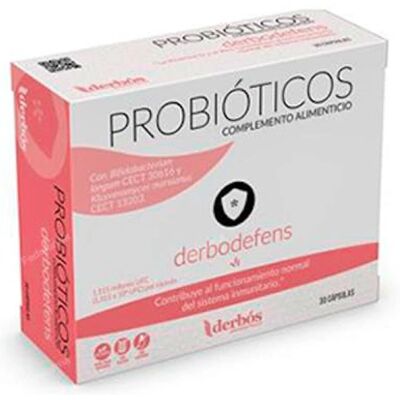 Derbós Derbodefens Probio - Vegan - 30 Capsules - Publicité Derbós Derbodefens Probio - Vegan - 30 Capsules - Publicité