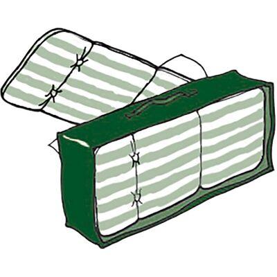 Altadex Schutzhaube für Luftbett - Grün - 37x128x57cm Altadex Schutzhaube für Luftbett - Grün - 37x128x57cm