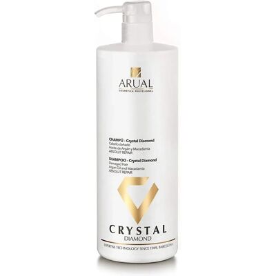 Shampoing Diamant de Cristal Arual - Réparation Cheveux Abîmés - 1000ml Shampoing Diamant de Cristal Arual - Réparation Cheveux Abîmés - 1000ml