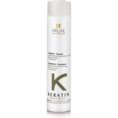 Shampoo de tratamento de queratina Arual 250ml - Shampoo Shampoo de tratamento de queratina Arual 250ml - Shampoo