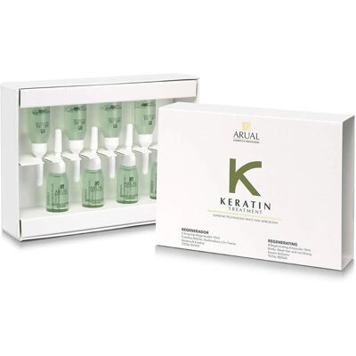 Tratamento de Queratina Arual - Regenerador 8x10ml Tratamento de Queratina Arual - Regenerador 8x10ml