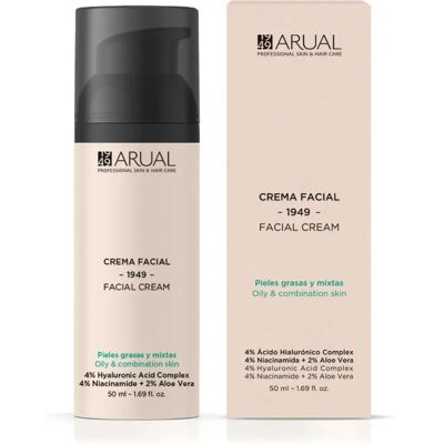 Creme Facial Arual - Pele oleosa - 50ml Creme Facial Arual - Pele oleosa - 50ml