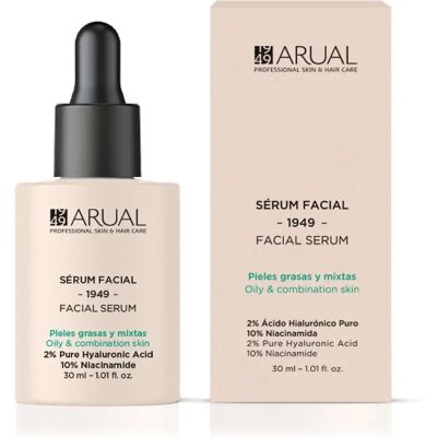 Sérum facial Arual pour peaux grasses et mixtes - 30ml Sérum facial Arual pour peaux grasses et mixtes - 30ml