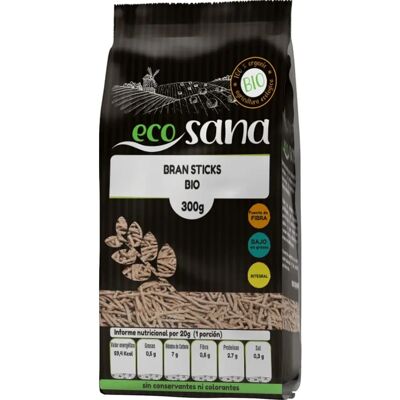 EcoSana Palitos de salvado orgánico - 300 g EcoSana Palitos de salvado orgánico - 300 g