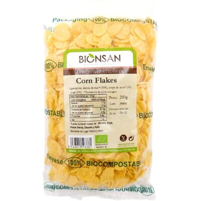 Corn Flakes Ecológicos 250 g - Bionsan - Desayuno Natural Corn Flakes Ecológicos 250 g - Bionsan - Desayuno Natural