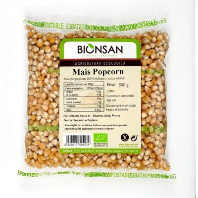 Bionsan Maíz Ecológico para Palomitas - 500 g Bionsan Maíz Ecológico para Palomitas - 500 g