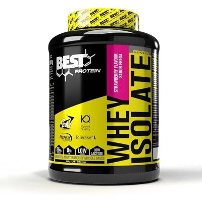 Best Protein Premium Protein Isolat - Erdbeere - 90% Whey - 2kg Best Protein Premium Protein Isolat - Erdbeere - 90% Whey - 2kg