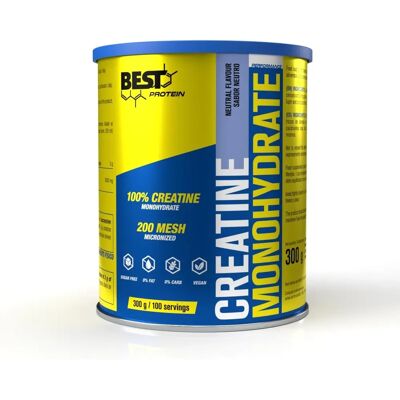 Best Protein Creatina Monoidrato - Sabor Neutro - 300g em Pó Best Protein Creatina Monoidrato - Sabor Neutro - 300g em Pó