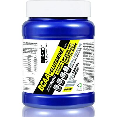 Best Protein BCAA + Glutamina Limão - Suplemento de proteína Best Protein BCAA + Glutamina Limão - Suplemento de proteína