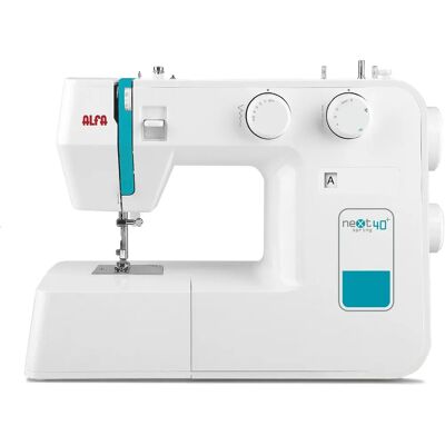 Macchina da cucire ALFA Next40+ Spring Bianca Blu - Macchina da cucire Macchina da cucire ALFA Next40+ Spring Bianca Blu - Macchina da cucire
