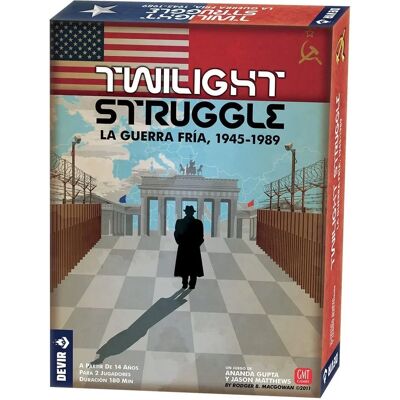 Devir Twilight Struggle - Gioco da Tavolo La Guerra Fredda Multicolore Devir Twilight Struggle - Gioco da Tavolo La Guerra Fredda Multicolore