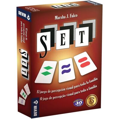 Devir Set Bordspel - Veelkleurig - Gezelschapsspel - 81 Kaarten - 6+ jaar Devir Set Bordspel - Veelkleurig - Gezelschapsspel - 81 Kaarten - 6+ jaar