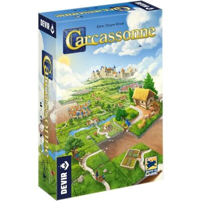 Devir Carcassonne Jogo de Mesa - Estratégia 7+ Devir Carcassonne Jogo de Mesa - Estratégia 7+