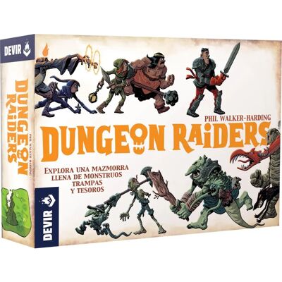 Devir Dungeon Raiders - Gioco da Tavolo Spagnolo - 3-5 Giocatori - 20 Min - 102 Carte Devir Dungeon Raiders - Gioco da Tavolo Spagnolo - 3-5 Giocatori - 20 Min - 102 Carte