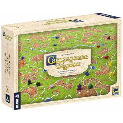 Devir Carcassonne Big Box - Jogo de estratégia Devir Carcassonne Big Box - Jogo de estratégia