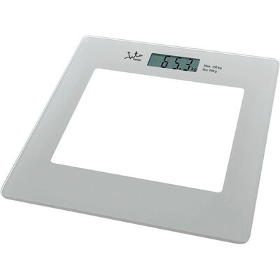 Balance numérique de salle de bain JATA 290P Argent - Carré, 150kg Balance numérique de salle de bain JATA 290P Argent - Carré, 150kg