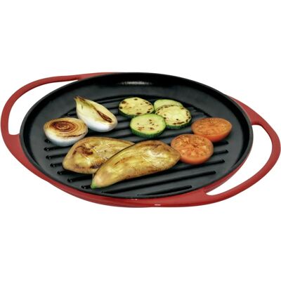 JATA GR25 Fogo - Frigideira de ferro fundido para carne e legumes JATA GR25 Fogo - Frigideira de ferro fundido para carne e legumes