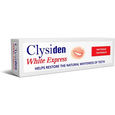 Clysiden White Express Pasta de Dientes - Poder Blanqueador - 75g - Pasta de Dientes Clysiden White Express Pasta de Dientes - Poder Blanqueador - 75g - Pasta de Dientes