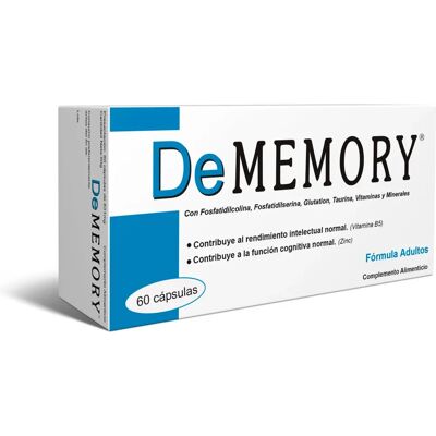 Dememory Pharma OTC 60 Cápsulas - Apoyo Cognitivo Dememory Pharma OTC 60 Cápsulas - Apoyo Cognitivo