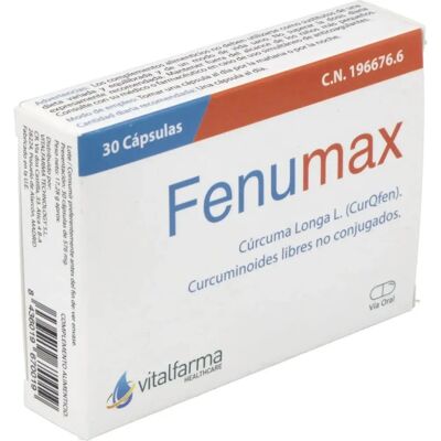 Vitalfarma Fenumax Kurkuma 30 Kapseln Vitalfarma Fenumax Kurkuma 30 Kapseln
