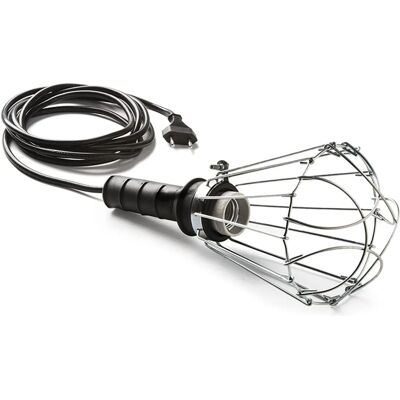 Famatel 52453 Draagbare Rubber Lamp - 200W, 5m Kabel, IP20 Famatel 52453 Draagbare Rubber Lamp - 200W, 5m Kabel, IP20