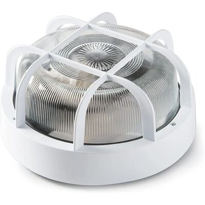 Famatel Wit 100W Ronde Wandlamp - Wandlamp Famatel Wit 100W Ronde Wandlamp - Wandlamp
