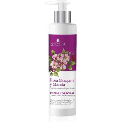 Natysal Crema Corporal Rosa Mosqueta y Marula - Cuidado emoliente Natysal Crema Corporal Rosa Mosqueta y Marula - Cuidado emoliente