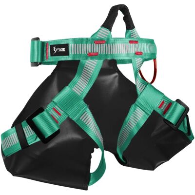 Arnés de Canyon Fixe Climbing Verde y Negro - Equipo de escalada Arnés de Canyon Fixe Climbing Verde y Negro - Equipo de escalada