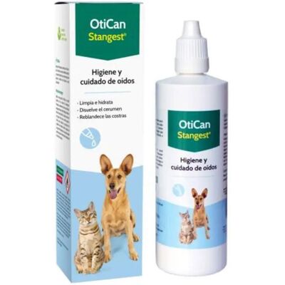 Stanvet Stangest Oticain Limpiador de Oídos - 125 ml para Perros y Gatos Stanvet Stangest Oticain Limpiador de Oídos - 125 ml para Perros y Gatos