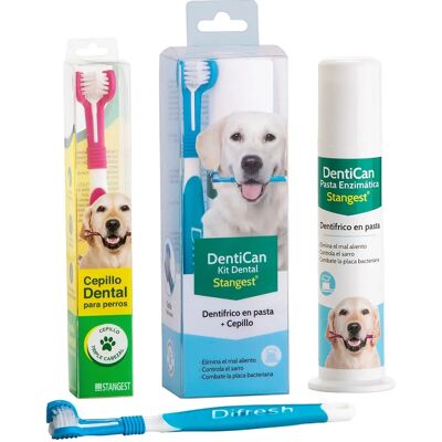 Kit dentale Stanvet Stangest - Spazzolino flessibile per cani e gatti Kit dentale Stanvet Stangest - Spazzolino flessibile per cani e gatti
