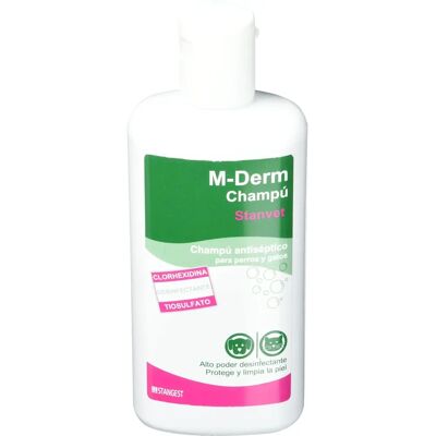 Stangest Stavet M-Derm Shampoo Antisséptico para Animais - Espécie de animal Stangest Stavet M-Derm Shampoo Antisséptico para Animais - Espécie de animal