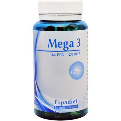 Espadiet Mega 3 120 Softgels - Dietary Supplement Espadiet Mega 3 120 Softgels - Dietary Supplement