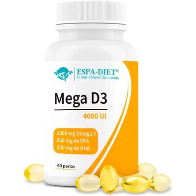 Espadiet Mega D3 4000UI - Suplemento dietético Espadiet Mega D3 4000UI - Suplemento dietético