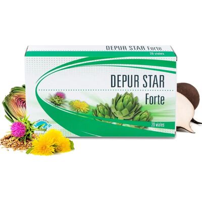 Montstar Depur Star Forte - Leberreinigung - 20 Ampullen Montstar Depur Star Forte - Leberreinigung - 20 Ampullen